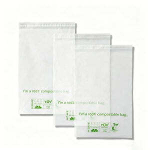 Clear Compostable Resealable Zipper Bags | Multi-size Universal Eco Inner Packaging