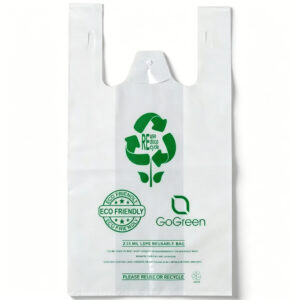 PE T-shirt Shopping Bags | Disposable Plastic Carrier Bags For Supermarket