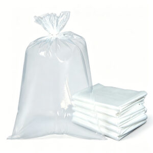 Clear PE Flat Bottom Bags | Thick Waterproof Plastic Inner Pouches