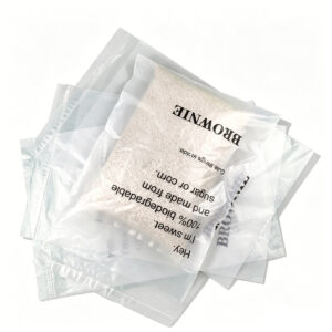 High Transparent Compostable Self-adhesive Bags | Disposable Eco Packaging for Bakery & Apparel