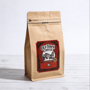 Vintage Kraft Compostable Coffee Packaging Bags